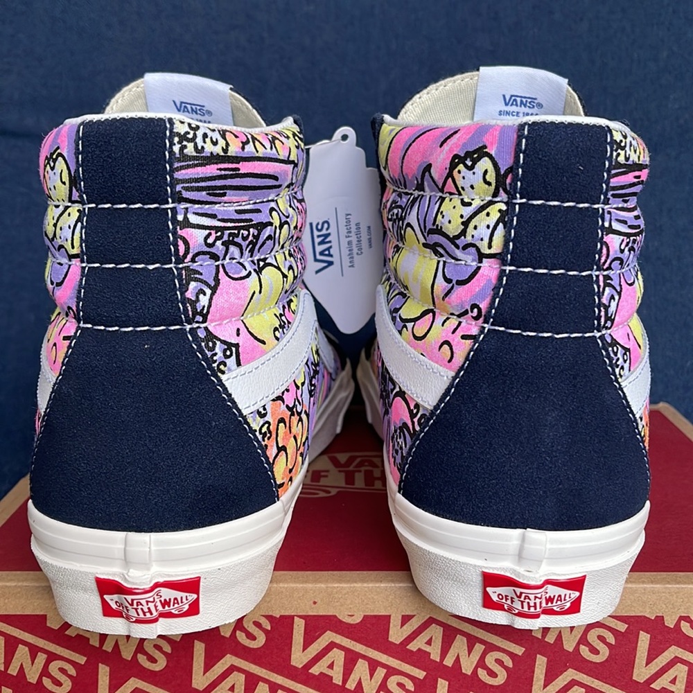 Vans Sk8-Hi 38 Dx Anaheim Factory Veggie Print MEN`S - Picture 14 of 16